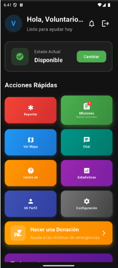 Mission Detail Screen